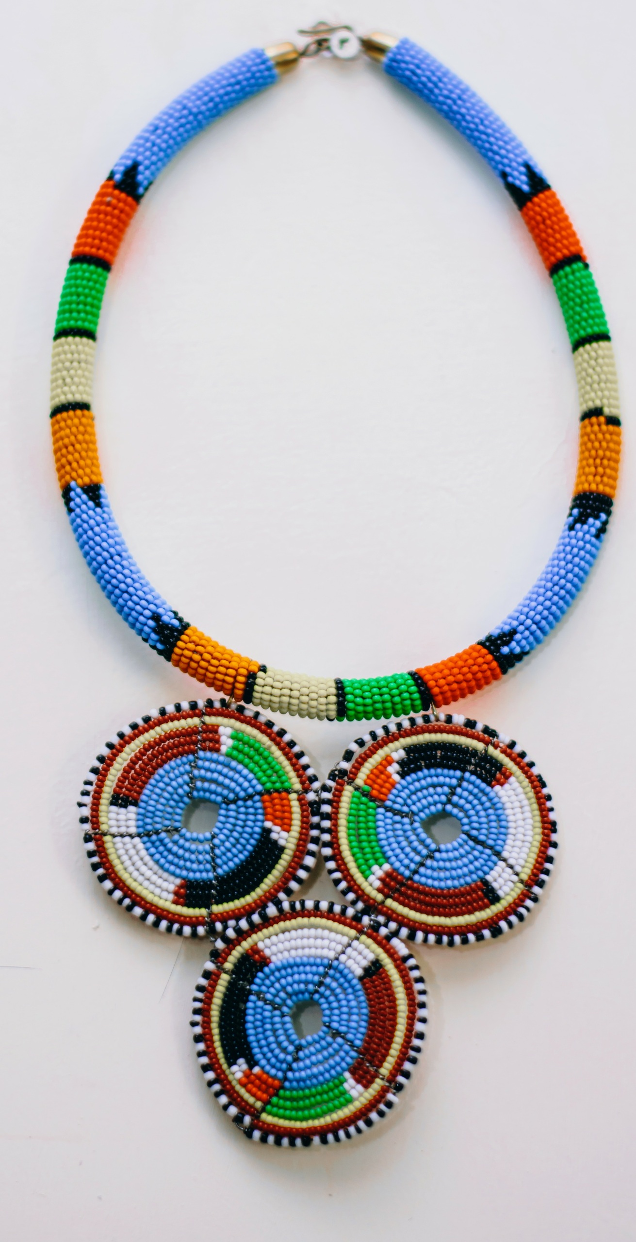 African Maasai Handmade Beaded Necklace |Tribal |Unique |African Woman Necklace |Maasai Choker 